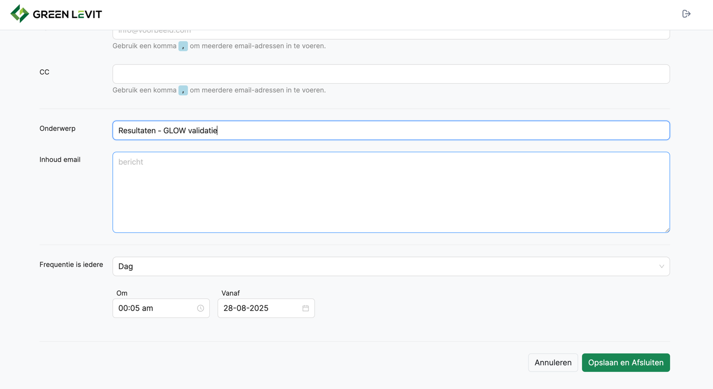 Email Integration Panel